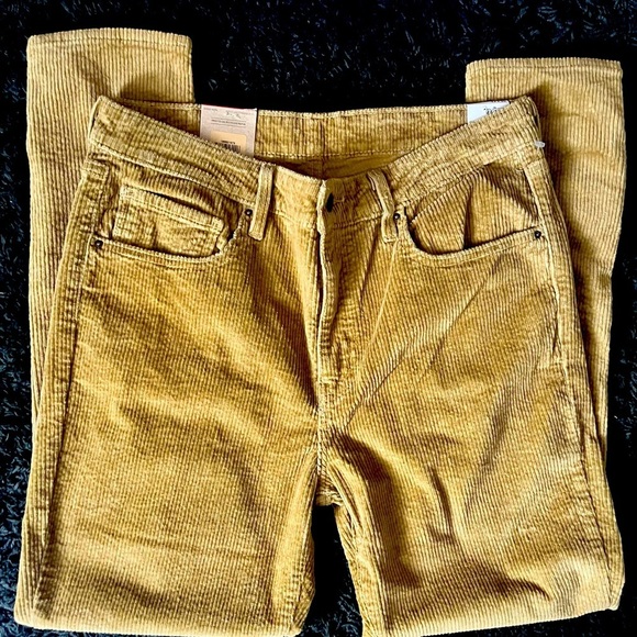 LEVI’S HIGH RISE SKINNY CORDUROY JEANS - Picture 2 of 5